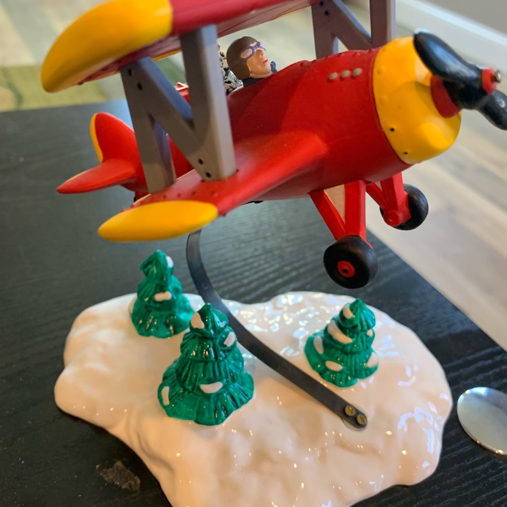 Snow Village - Spirit of Snow Village Airplane (In original box)